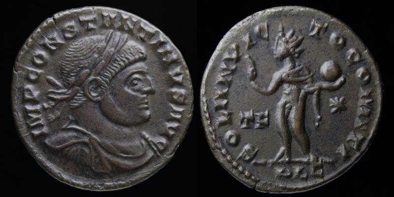 Constantine I ‘The Great’ (307-337), AE follis, issued 315-316. Lugdunum, 3.35g,...