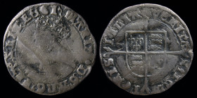 ENGLAND: Mary (1553-54) AR Groat. 2.00g, 24mm.
Obv: MARIA D G ANG FRA Z HIB REGI; profile bust with pomegranate mintmark. 
Rev: VERITAS TEMPORIS FILIA...