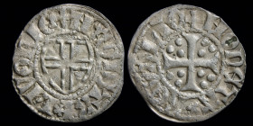 TEUTONIC KNIGHTS: Livonian Order, 14th/15th c. anonymous issue (under Cisso von Ruttenberg or Jan Freitag von Loringhofen?), AR artig. Reval mint, 0.8...