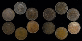 Canada large cent group (6 coins): includes 1859, 1876H, 1901, 1907, and 1914, various grades.
From the Severus Alexander collection (from 40 years ag...