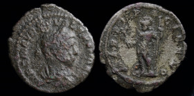 Severus Alexander (222-235) Fourrée denarius. 2.55g, 20mm.
Obv: IMP C M AVR SEV ALEXAND A[VG]; Laureate and draped bust right. 
Rev: MART-I P-A-CIFERO...
