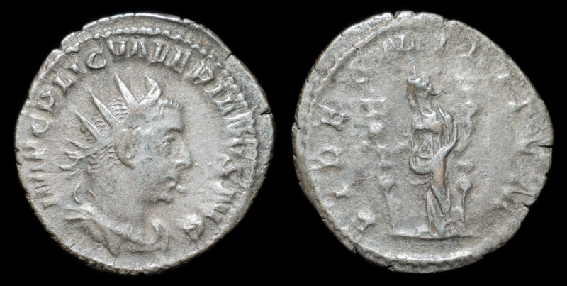 Valerian I (253-260) AR antoninianus. Rome, 2.80g, 22mm.
Obv: IMP C P LIC VALERI...