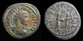 Probus (276-282) AR Antoninianus, issued 276. Tripolis, 3.77g, 23mm.
Obv: IMP C M AVR PROBVS P F AVG Radiate, draped and cuirassed bust of Probus to r...