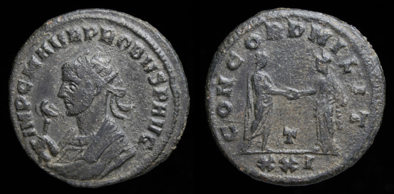 Probus (276-282), antoninianus. 3.76g, 22mm.
Obv: IMP C M AVR PROBVS P AVG; Radi...