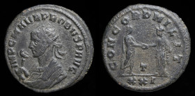 Probus (276-282), antoninianus. 3.76g, 22mm.
Obv: IMP C M AVR PROBVS P AVG; Radiate bust left in imperial mantle, holding sceptre surmounted by eagle....