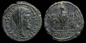 Divus Constantine I 'The Great' (307-337) AE3, posthumous. 1.81g, 16.5mm.
Veiled head right / VN - MR in field to left and right of Constantine, veile...