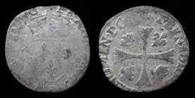 FRANCE: Henry IV (1589-1610), AR Douzain. 1.22g, 22mm.
Obv: FRAN.ET.NA.REX.D.HENRICVS.IIII.DG. Crowned 3 fleur-de-lis coat of arms, H on either side.
...