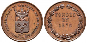 France. Medal. 1872. Ae. 9,42 g. Versailles Union of Industrial Commerce. 27mm. Almost XF. Est...30,00. 


 SPANISH DESCRIPTION: Francia. Medalla. ...