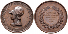 France. Medal. 1880/1882. Ae. 35,47 g. Scientific Association of France. 42mm. AU. Est...50,00. 


 SPANISH DESCRIPTION: Francia. Medalla. 1880/188...