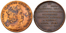 France. Medal. Anv.: PHILIPPE IV ROY DE FRAN. ET DE NAVAR. King bust to right. Rev.: 45 - NÉ 1268 - SUCCEDE 1285 - LIBERTEZ DU ROIAUME MAINTENUES - CO...