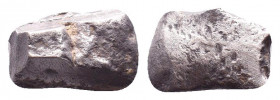 Archaic, 4th-2nd century B.C. AR hacksilber 

Condition: Very Fine
Weight: 6.9 gr
Diameter: 16 mm