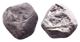 Archaic, 4th-2nd century B.C. AR hacksilber 

Condition: Very Fine
Weight: 5.8 gr
Diameter: 15 mm