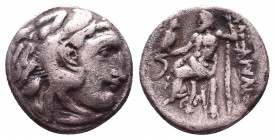 Kings of Macedon. Alexander III "the Great" 336-323 BC. Drachm AR

Condition: Very Fine
Weight: 3.2 gr
Diameter: 16 mm