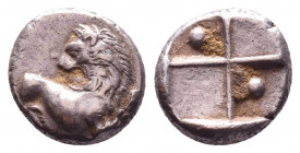 Chersonesos , Thrace. 350-330 BC AR Hemidrachm

Condition: Very Fine
Weight: 2.3 gr
Diameter: 12 mm