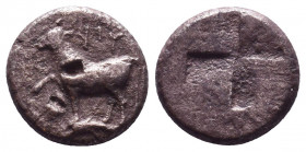 Thrace, Byzantion AR c. 340-320 Siglos.

Condition: Very Fine
Weight: 4.6 gr
Diameter: 16 mm