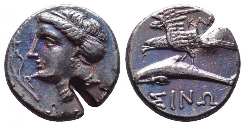 Sinope AR Drachm, c. 410-370 BC

Condition: Very Fine
Weight: 6.0 gr
Diamete...