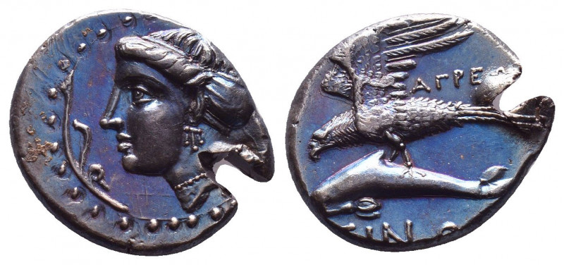 Sinope AR Drachm, c. 410-370 BC

Condition: Very Fine
Weight: 5.9 gr
Diamete...