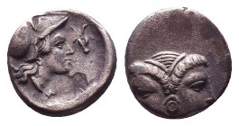 MYSIA, Lampsakos. 4th century BC. AR Diobol 

Condition: Very Fine
Weight: 1.1 gr
Diameter: 11 mm