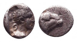 Troas, Kebren AR Obol. Circa 387-310 BC.

Condition: Very Fine
Weight: 0.5 gr
Diameter: 7 mm