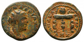 CILICIA, Anazarbus, Valerian I AE. 253-260 AD.

Condition:Very fine
Weight: 9.2 gr
Diameter: 22 mm