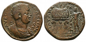 CILICIA, Korykos AE Valerianus I. 253-260 AD.

Condition:Very fine
Weight: 25.8 gr
Diameter: 32 mm