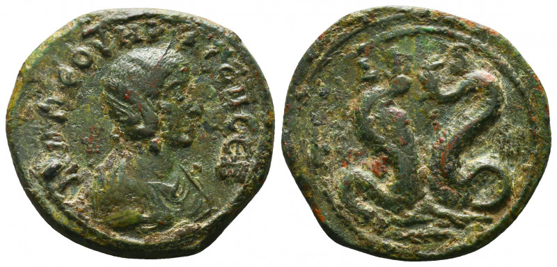 Greek Coins, Ae. 3rd century B.C. Æ

Condition: Very Fine
Weight: 18.1 gr
Di...