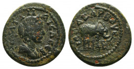 CILICIA, Anazarbus, Julia Maera AE. 218-225 AD.

Condition:Very fine
Weight: 4.6 gr
Diameter: 19 mm