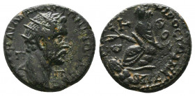 CILICIA, Anazarbus, Traianus AE. 98-117 AD.

Condition:Very fine
Weight: 6.8 gr
Diameter: 19 mm