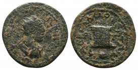 CILICIA, Mopsos, Macrinus AE. 217-218 AD.

Condition:Very fine
Weight: 7.7 gr
Diameter: 24 mm