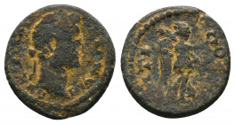 Roman Provincial, Phrygia, Peltay, Maximinus AE. 235-238 AD.

Condition:Very fine
Weight: 3.8 gr
Diameter: 17 mm