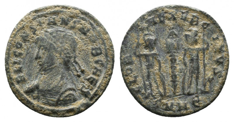 Constans AE. Follis. 337-350 AD.

Condition:Very fine
Weight: 1.6 gr
Diamete...