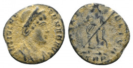 Helena, first wife of Constantin I. AE. Follis. 324-337 AD.

Condition:Very fine
Weight: 1.4 gr
Diameter: 14 mm