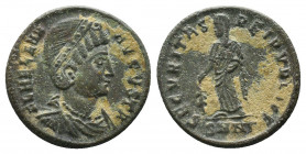 Helena, first wife of Constantin I. AE. Follis. 324-337 AD.

Condition:Very fine
Weight: 2.6 gr
Diameter: 19 mm