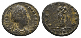 Helena, first wife of Constantin I. AE. Follis. 324-337 AD.

Condition:Very fine
Weight: 2.0 gr
Diameter: 16 mm