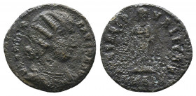 Fausta, wife of Constantine. AE. Follis. 307-337 AD.

Condition:Very fine
Weight: 2.5 gr
Diameter: 18 mm