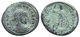 Crispus AE. Follis. 317-326 AD.

Condition:Very fine
Weight: 3.1 gr
Diameter: 19 mm