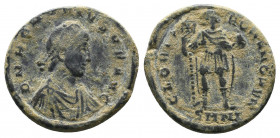 Honorius AE. Follis. 393-423 AD.

Condition:Very fine
Weight: 5.2 gr
Diameter: 21 mm
