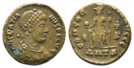 Gratian AE. Follis. 367-383 AD.

Condition:Very fine
Weight: 2.8 gr
Diameter: 18 mm