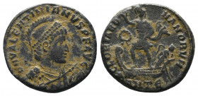 Valentinian I AE. Follis. 364-375 AD.

Condition:Very fine
Weight: 5.8 gr
Diameter: 21 mm