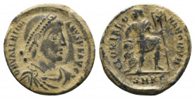 Valentinian I AE. Follis. 364-375 AD.

Condition:Very fine
Weight: 3.1 gr
Diameter: 19 mm
