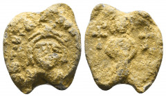 Byzantine Lead Seals, 7th - 13th Centuries

Condition:Very fine
Weight: 7.2 gr
Diameter: 20 mm