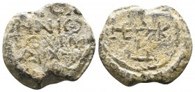 Byzantine Lead Seals, 7th - 13th Centuries

Condition:Very fine
Weight: 14.7 gr
Diameter: 27 mm