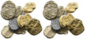 Byzantine Lead Seals Lot, 7th - 13th Centuries

Condition:Very fine
Weight: lot gr
Diameter: mm