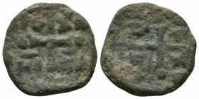 Crusaders Coins Ae, Circa 1095 - 1271 AD,

Condition:Very fine
Weight: 3.7 gr
Diameter: 22 mm