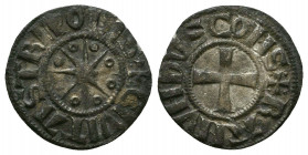 Crusaders Coins Ar, Circa 1095 - 1271 AD,

Condition:Very fine
Weight: 0.8 gr
Diameter: 16 mm