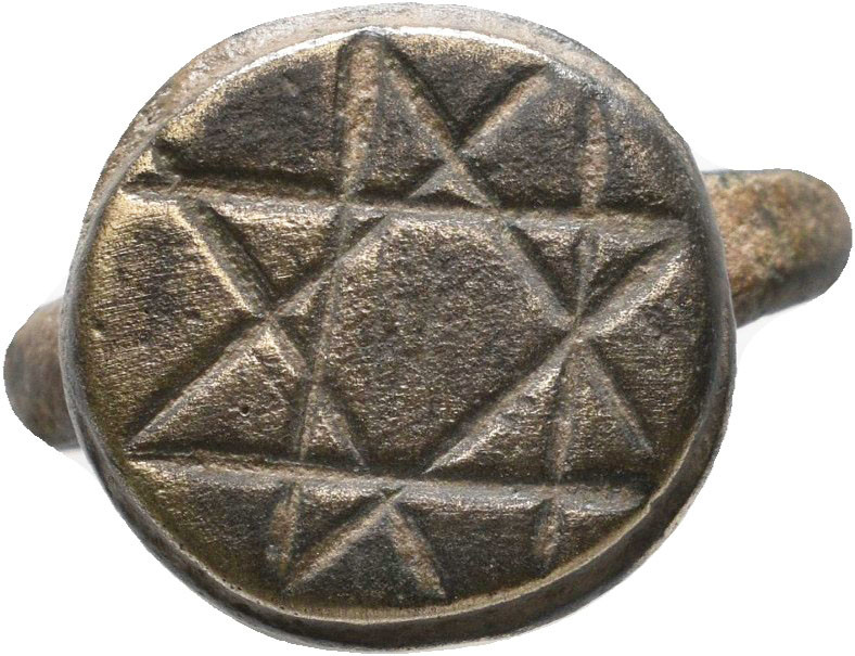 Ancient Ring with Davids Star.

Condition:Very fine
Weight: 4.5 gr
Diameter:...