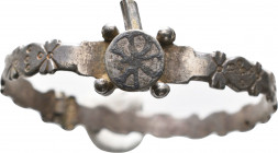Ancient Armenian or Byzantine Bracet.

Condition:Very fine
Weight: 14.8 gr
Diameter: 58 mm
