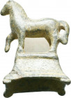 Ancient Roman Bronze Horse Statue

Condition:Very fine
Weight: 50.0 gr
Diameter: 49 mm