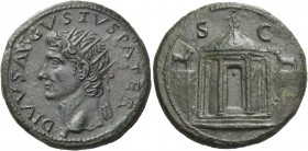 Octavian as Augustus, 27 BC – 14 AD. Divus Augustus. Dupondius circa 22-23, Æ 16.14 g. DIVVS·AVGVSTVS·PATER Radiate head of Augustus l. Rev. S – C Hex...