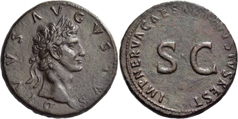 Octavian as Augustus, 27 BC – 14 AD. Divus Augustus. Sestertius circa 98, Æ 25.8...